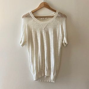 Vince Camuto beachy knit short sleeve top